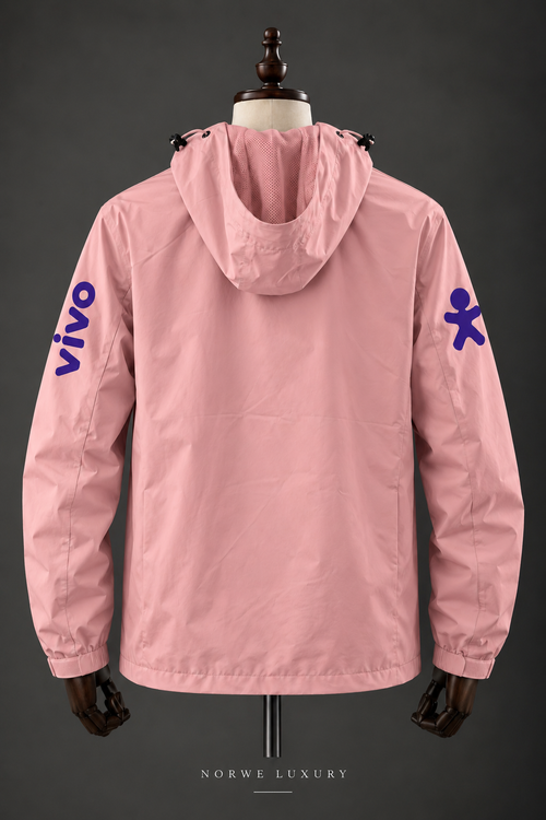 Veste Imperméable Brésil CBF – Rose