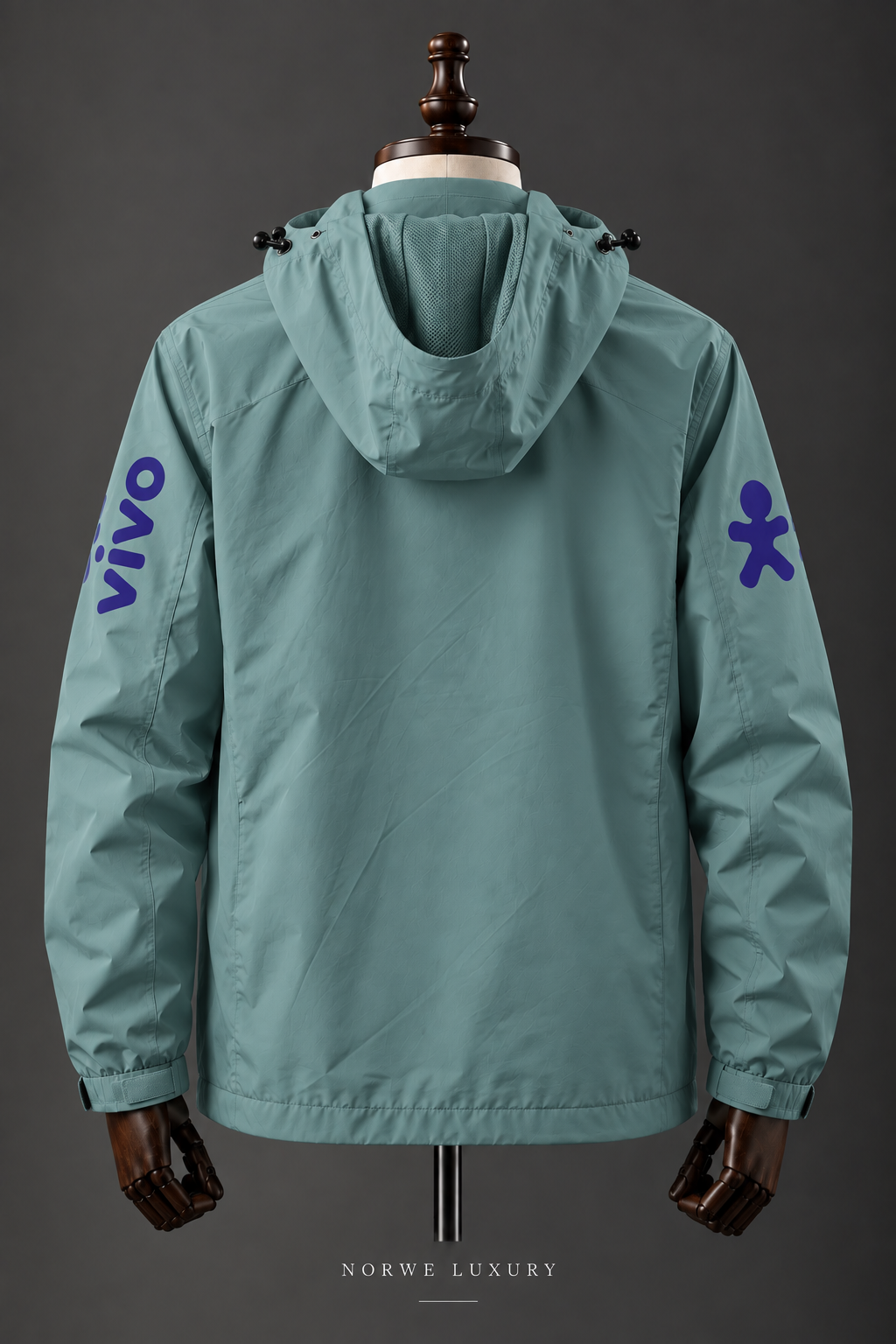 Veste Imperméable Brésil CBF – Vert Menthe 🇧🇷